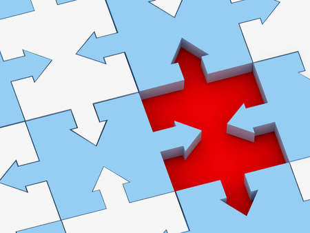 puzzle conceptの写真素材