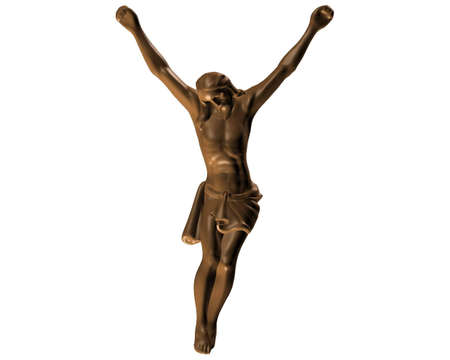 3d Render, Jesus Christ, white background.の写真素材