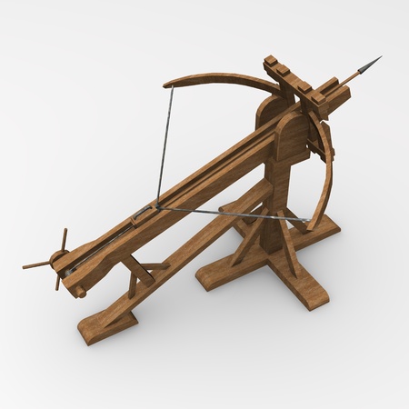 3d render of ballista siegeの写真素材