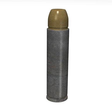 3d render of gun bulletの写真素材