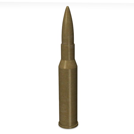 3d render of gun bulletの写真素材
