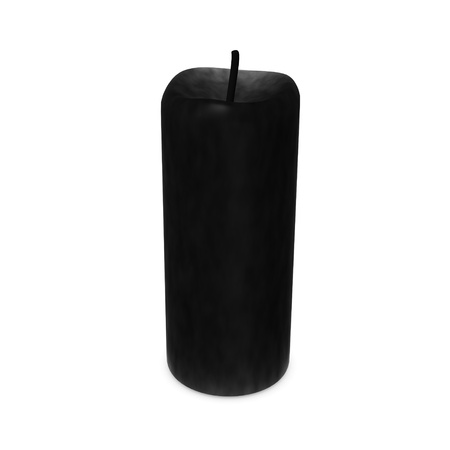 3d render of dark candleの写真素材