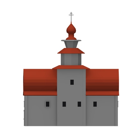 3d render of russian housingの写真素材