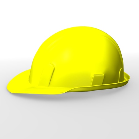 3d render of hard cap for workers の写真素材
