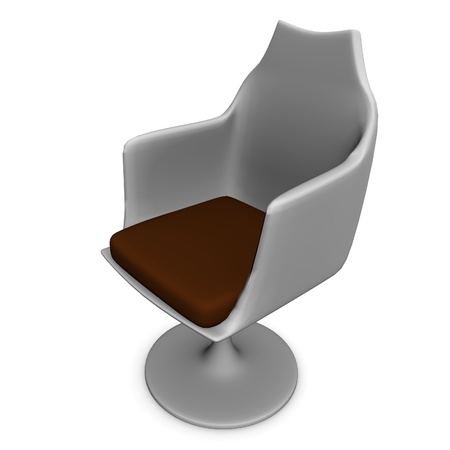 3d render of modern chairの写真素材