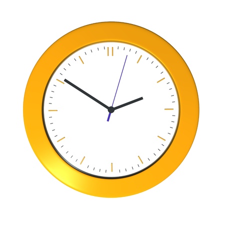 3d render of wall clock 