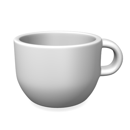 3d render of tea cup の写真素材