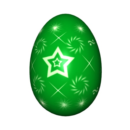 3d render of easter eggの写真素材