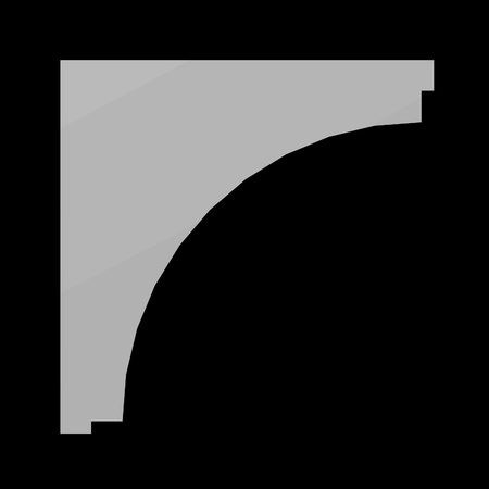 3d render of moldings profileの写真素材