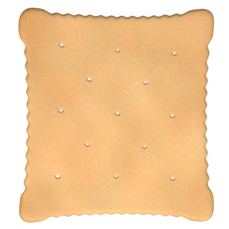 3d render of biscuit food