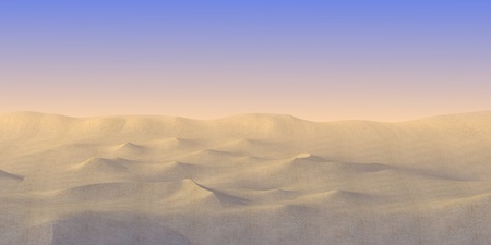3d render of sand desert の写真素材