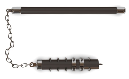 3d render of medieval weapon