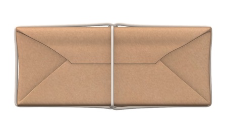 3d render of paper package