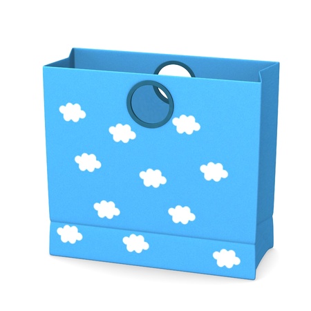 3d render of hand bagの写真素材