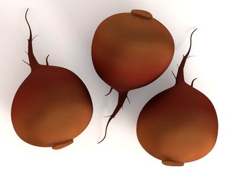 3d render of red beetの写真素材
