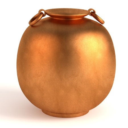 3d render of antique bowlの写真素材