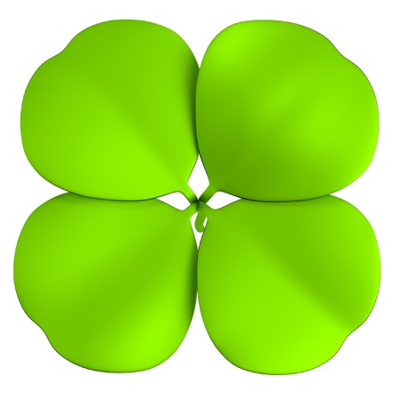 realistic 3d render of clover