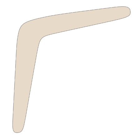 cartoon image of boomerang toolの写真素材