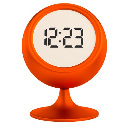 realistic 3d render of alarm clock