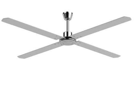 realistic 3d render of ceiling fanの写真素材