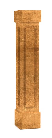 realistic 3d model of columnの写真素材