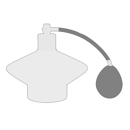 cartoon image of parfume bottleの写真素材