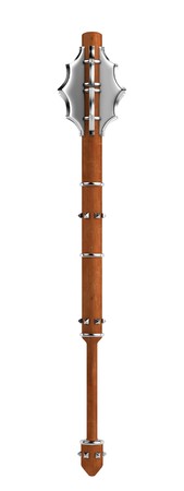 realistic 3d render of mace