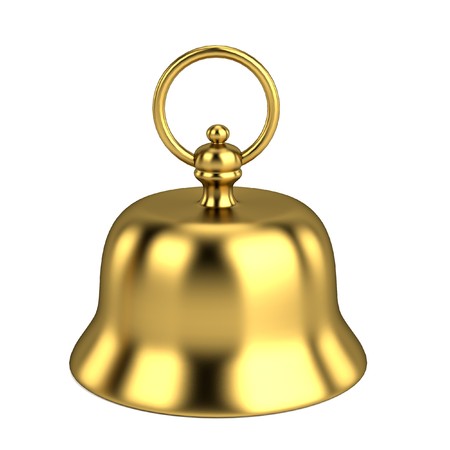 realistic 3d render of bellの写真素材