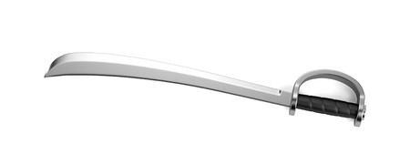 realistic 3d render of sabreの写真素材