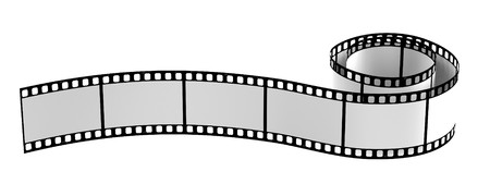 realistic 3d render of film reelの写真素材