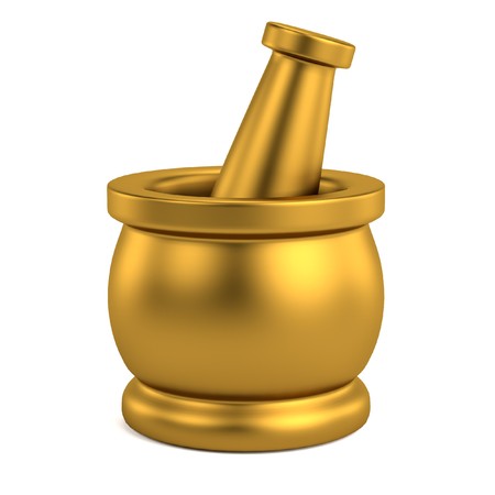 realistic 3d render of mortarの写真素材