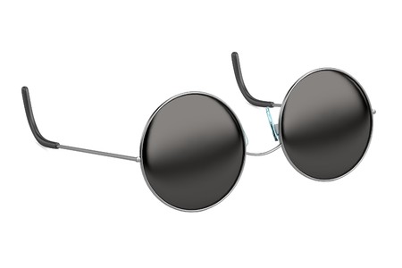 realistic 3d render of sunglassesの写真素材