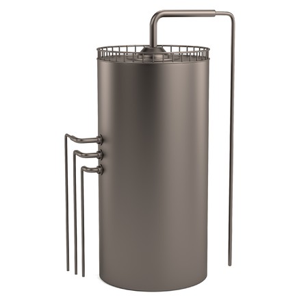 realistic 3d render of siloの写真素材