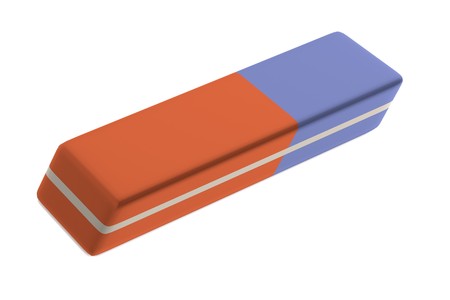 realistic 3d render of stationery tool - eraserの写真素材