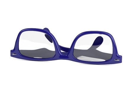 3d render of hipster glasses