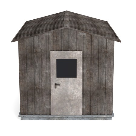 3d render of industrial buildingの写真素材