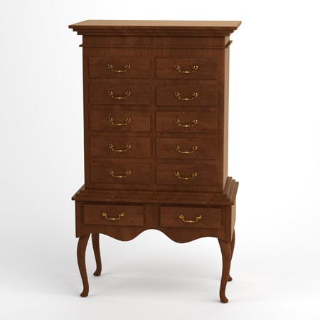 3d render of baroque furnitureの写真素材