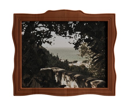 3d render of old painting
