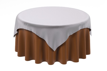 3d render of table clothの写真素材