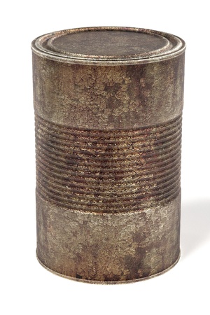 3d render of painting can - rusty