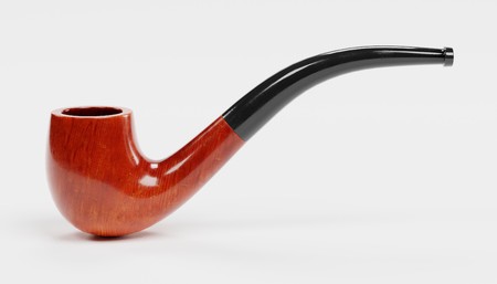 Realistic 3D Render of Smoking Pipe