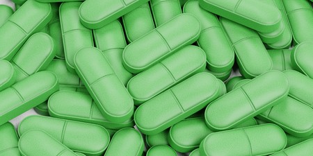 Realistic 3D Render of Pills (Medicine)の写真素材
