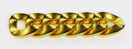 Realistic 3D Render of Chain