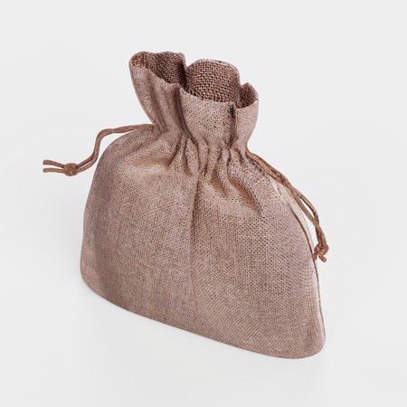 Realistic 3D Render of Jute Bagの写真素材