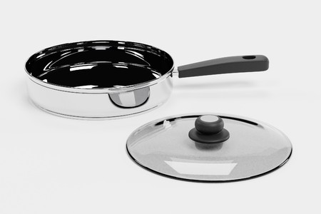 Realistic 3d Render of Cooking Potの写真素材
