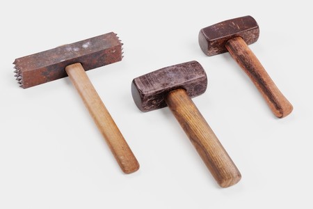 Realistic 3D Render of Masonry Hammersの写真素材
