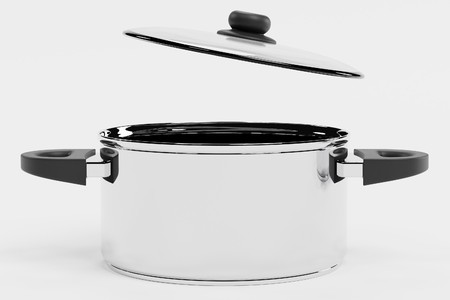 Realistic 3d Render of Cooking Potの写真素材
