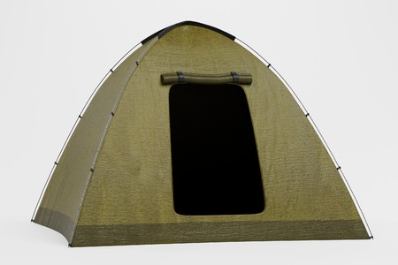Realistic 3d Render of Tentの写真素材