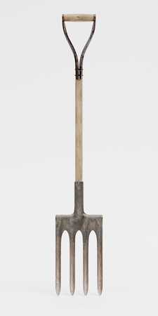 Realistic 3D Render of Pitchforkの写真素材
