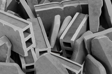 Realistic 3D Render of Pile of Rubbleの写真素材
